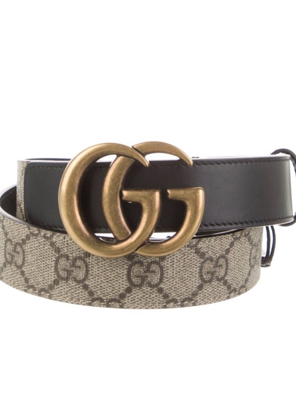 GUCCI Women’s Leather Double-G Logo Belt